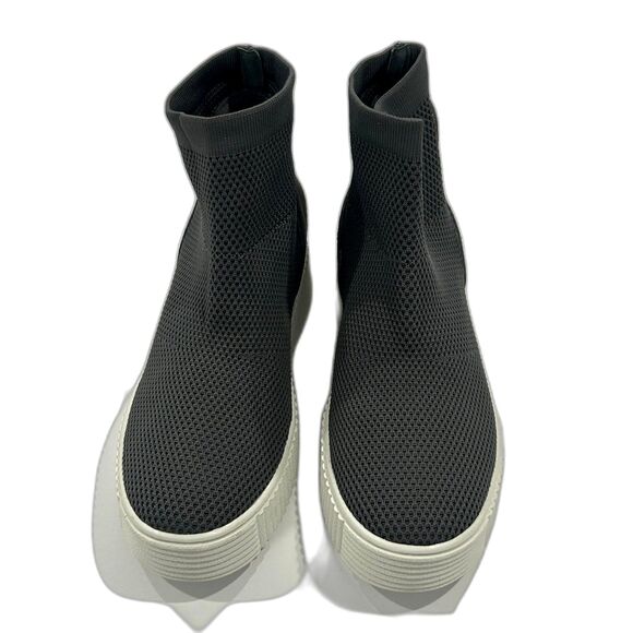Steven Sneaker Boots Women’s Size 7.5M Color Gray Steve Madden Cathay High-tops - Picture 6 of 10